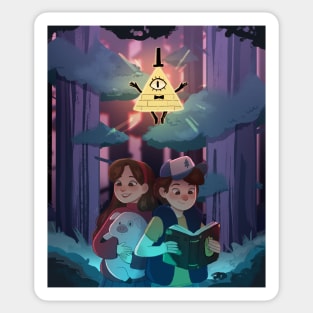 mystery twins Sticker